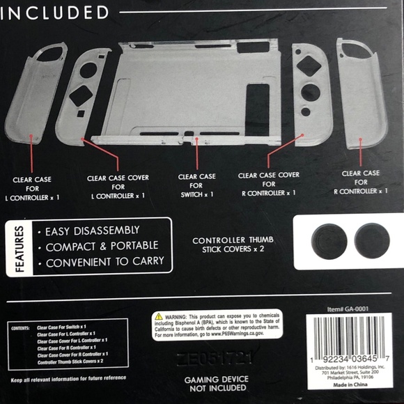 Clear Case for Switch - Picture 6 of 6